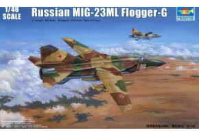 Збірна модель 1/48 Літак MIG-23ML Flogger-G Trumpeter 02855