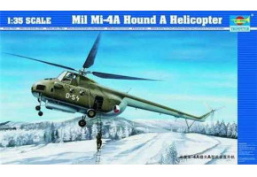 Збірна модель 1/35 Гелікоптер Mil Mi-4А Hound A Trumpeter 05101