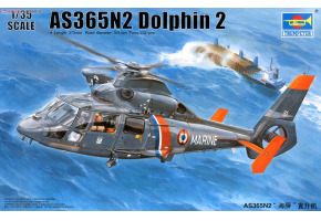Scale model 1/35 Helicopter - AS365N2 Dolphin 2 Trumpeter 05106