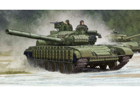 Scale model 1/35 Soviet battle tank T-64BV Trumpeter 05522