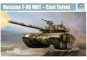 Scale model 1/35 Tank T-90 Cast Turret Trumpeter 05560