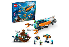 Конструктор LEGO City Глубоководная исследовательская подводная лодка 60379
