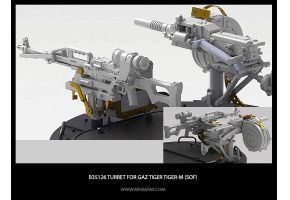 Турель для Тигр/Тигр-М (Печенег, Гранатомет АГС-17 с кронштейнами крепления) + фототравление 