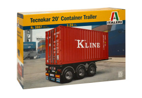 Scale model 1/24 Container trailer Tecnokar 20 Italeri 3887