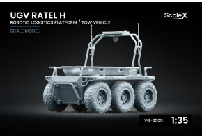 Scale model 1/35 Ground drone "Ratel H" (logistics) ScaleX VG-35011