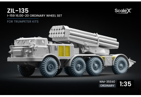 Wheel set I-159 for ZIL-135 for Trumpeter ScaleX WM-35040