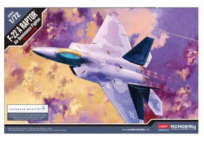 Збірна модель 1/72 Винищувач F-22A Raptor Academy 12423