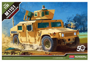 Збірна модель 1/35 Бронеавтомобіль HMMWV M1151 Hummer Academy 13415