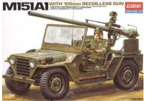 M-151A1 W/105MM RECOILESS GUN