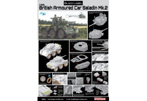 British Armored Car Saladin Mk.II - "Black Label Series"