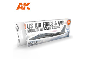 US AIR FORCE & ANG MODERN AIRCRAFT COLORS / КОЛЬОРИ СУЧАСНИХ САМОЛІТІВ ВПС США І АНГ