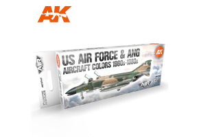 US AIR FORCE & ANG AIRCRAFT COLORS 1960S-1980S / КОЛЬОРА ЛІТАКІВ ВПС США І ANG 1960–1980-Х РОКІВ
