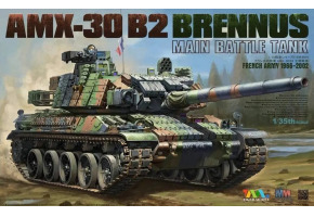Сборная модель 1/35 Французский танк АМХ-30 B2 BRENNUS Тайгер Модел 4604
