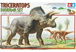 Сборная модель 1/35 Диорама «Трицератопс» Tamiya 60104
