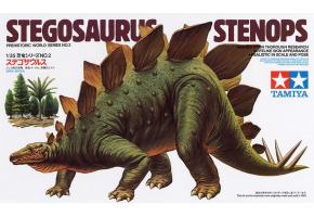 Scale model 1/35 Diorama "Stegosaurus Stenops" (Prehistoric World series No. 2.) Tamiya 60202