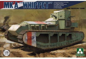 Збірна модель 1/35 Середній танк Whippet Mk A часів Першої світової Takom 2025