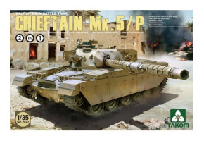 Scale plastic model 1/35 British MBT Chieftain Mk.5/P 2 in1 Takom 2027