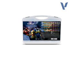 Набор красок Настоящий металлик – Полная коллекция Vallejo VAL 77250