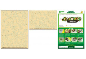 Airbrush CAMO-MASK for 1/35 St. Chamond French Heavy Tank Camo Scheme 2