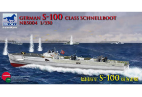 Scale model 1/350 German S-100 class speedboat Bronco NB5004