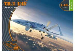 Scale model 1/48 UAV Bayraktar TB2 Clear Prop 4810