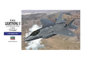 Збірна модель 1/72 Американський винищувач F-35A Lightning II Hasegawa 01572