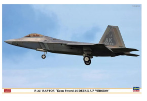 Збірна модель 1/48 Американський винищувач F-22 Raptor Keen Sword 25 Detail Up Hasegawa 07551