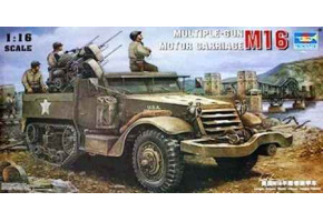 Збірна модель напівгусеничного транспортного засібу M16 Multi-Gun Motor Carriage