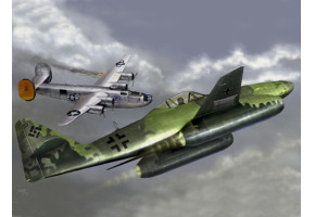 Збірна модель німецького літака Messerschmitt Me 262 A-1a