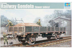 Scale model 1/35 German Railway Gondola (Lower sides) Trumpeter 01518