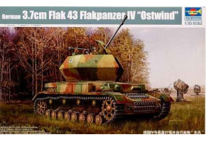 Збірна модель німецького зенітного танку 3.7cm Flak 43 Flakpanzer IV “Ostwind”