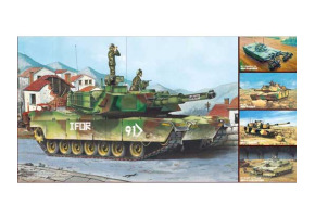 Збірна модель 1/35 Американський танк Абрамс M1A1/A2 ( 5 різних модифікацій ) Trumpeter 01535