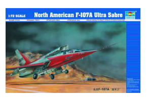 Збірна модель північноамериканського літака F-107A Ultra Sabre