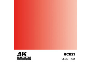 Акрилова фарба на спиртовій основі Clear Red / Прозорий червоний AK-interactive RC821