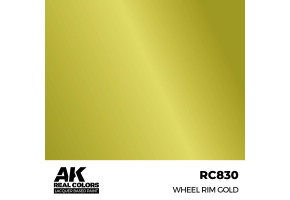 Акрилова фарба на спиртовій основі Wheel Rim Gold / Золотий AK-interactive RC830