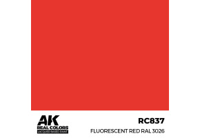 Акрилова фарба на спиртовій основі Флуоресцентний червоний RAL 3026 AK-interactive RC837