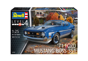 Збірна модель 1/25 Автомобіль 71 Mustang Boss 351 Revell 07699