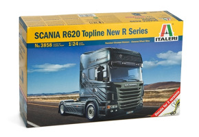 Збірна модель 1/24 вантажний автомобіль / тягач Scania R620 V8 Нова серія R Italeri 3858