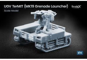 Збірна модель 1/72 Наземний дрон "TerMIT" (з гранатометом MK19) ScaleX VG 72007