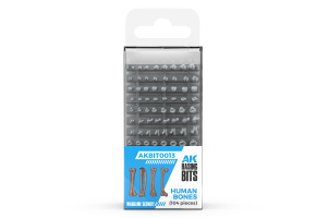 Набір 1/35 Людські кістки - Елементи основи (3D-друк / 104 шт.) AK-Interactive AKBIT0013
