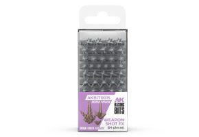 Набір 1/35 Ефекти пострілів зі зброї - Елементи основи (3D-друк / 54 шт.) AK-Interactive AKBIT0015