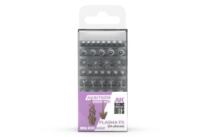 Набір 1/35 Ефекти плазми - Елементи основи (3D-друк / 54 шт.) AK-Interactive AKBIT0019
