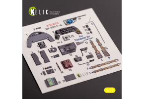 BF-109 F-4 3D decal interior for Trumpeter 1/32 KELIK K32033