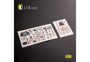 Spitfire Mk.VB 3D decal interior for Border Models 1/35 kit KELIK K35035