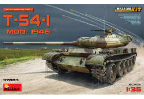 Сборная модель 1/35 Танк Т-54-1 с интерьером МиниАрт 37003