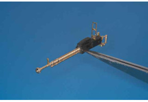 Металевий ствол для кулемета ДШК зр. 1946 + рукоять + приціл 12.7 мм, в масштабі 1/35