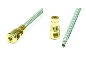 Металевий ствол 122мм Д-25Т для танків ІС-2, ІС-3, САУ ІСУ-122С в масштабі 1/72