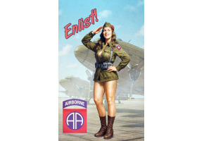 Сборная модель 1/24 Фигура Набор Pin-Up Series №6 - All the Way! (1 фигурка) MasterBox 24087
