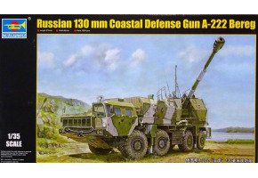 Scale model 1/35 130mm Coastal Defense Gun Trumpeter 01036