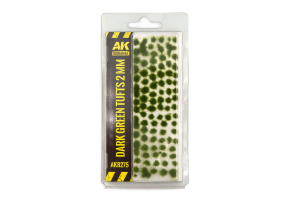 Dark Green Tufts 2 mm / Темно-зелені пучки 2 мм AK-Interactive 8275